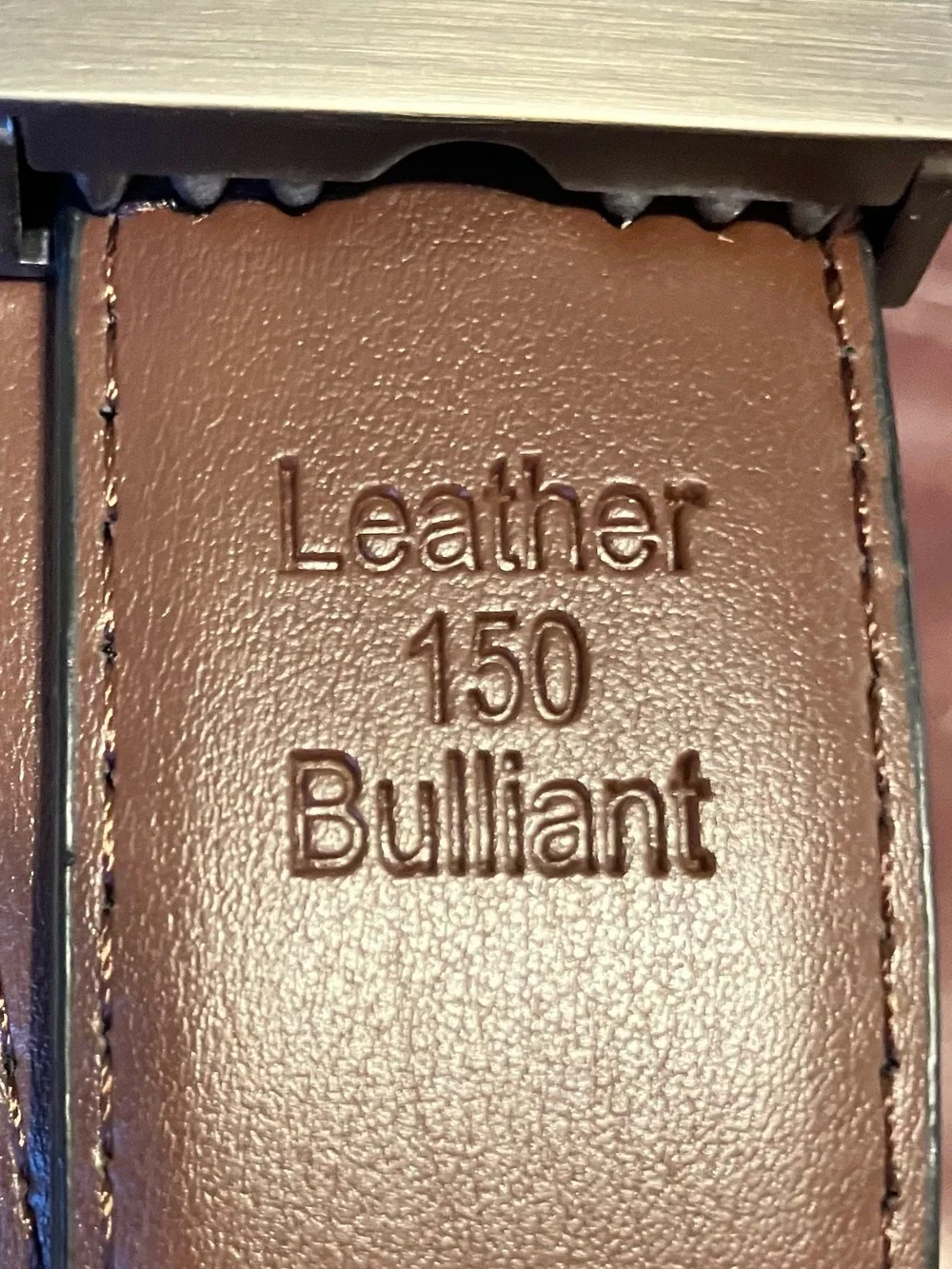 Men's Bulliant reversible Leather Dress Belt - Brown Black